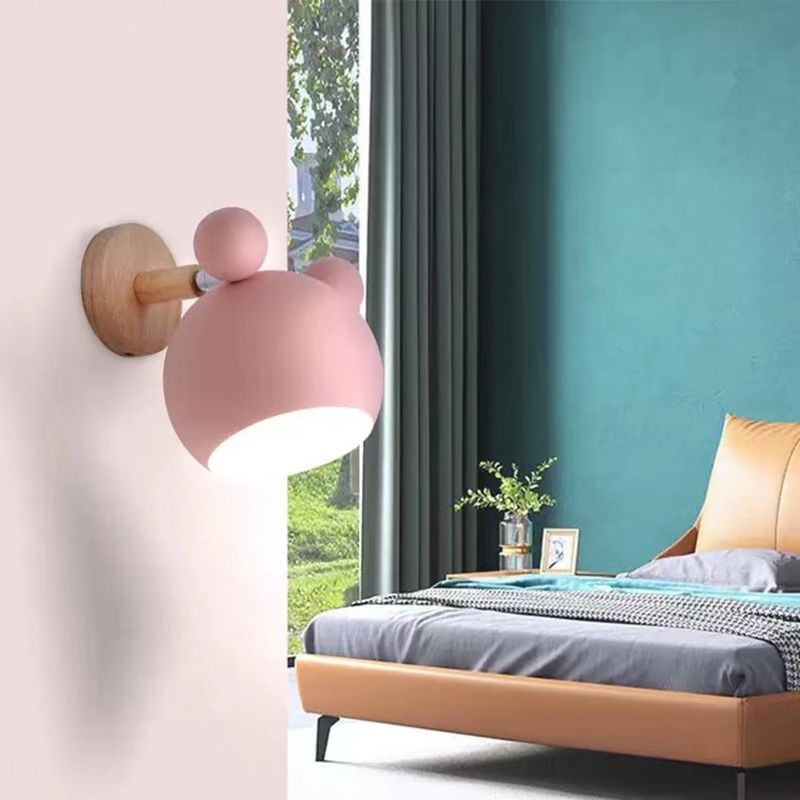 Modern Style Colorful Wall Light Fixture Creative Wall Light Sconce for Bedroom