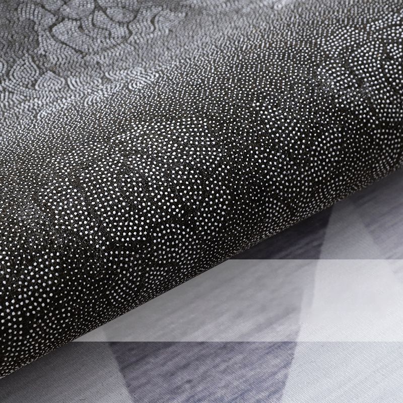 Fancy Modern Carpet Grey Geometric Orint Rug Polyester Anti-Slip Area Rug for Living Room