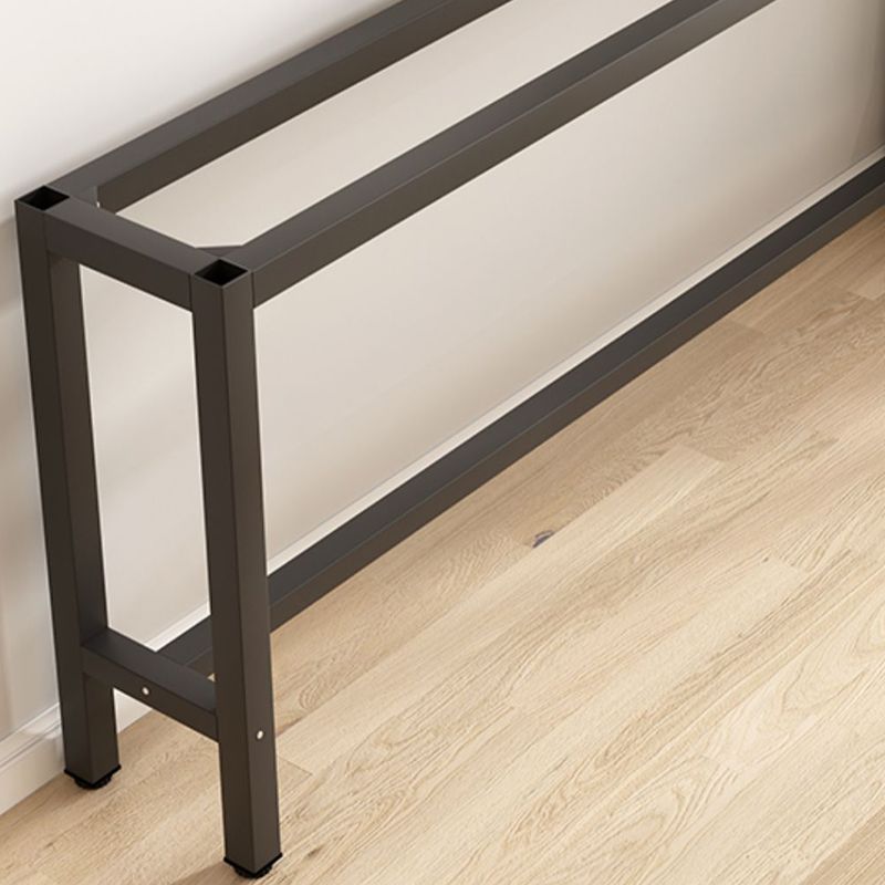 Rectangle Counter Height Pub Set 1/3/4 Pcs Metal Frame Bar Table and Backless Stools