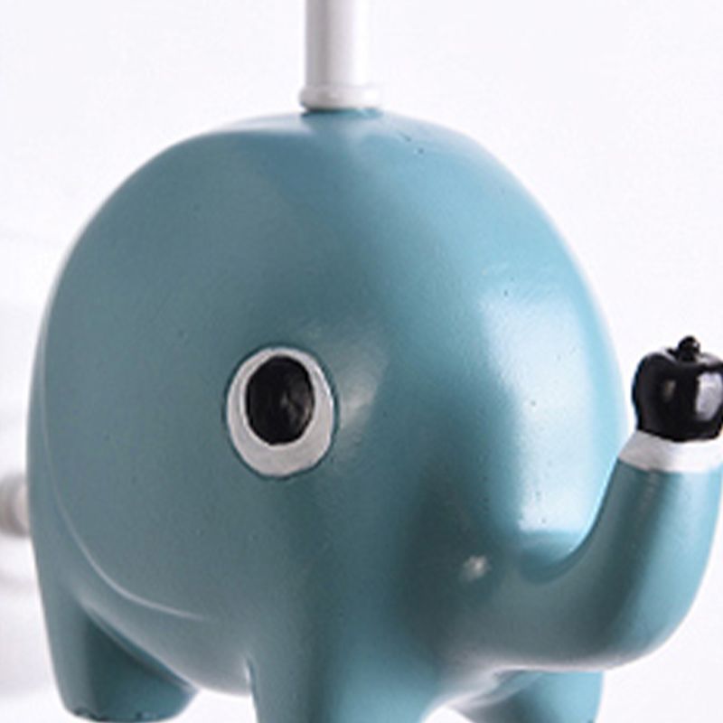 Cartoon Style Wall Light Fabric Shade Wall Lamp for Children's Room (Included Doll)