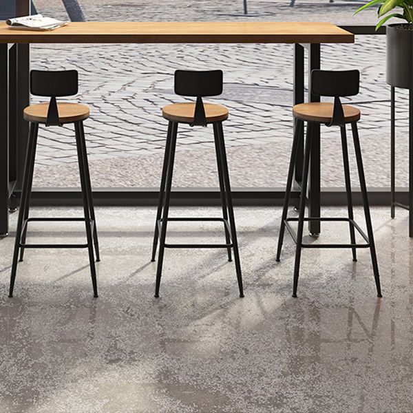 Modern Bar Table Set 1/3/4/5/6 Pieces Solid Wood Rectangle Bistro Set for Indoor