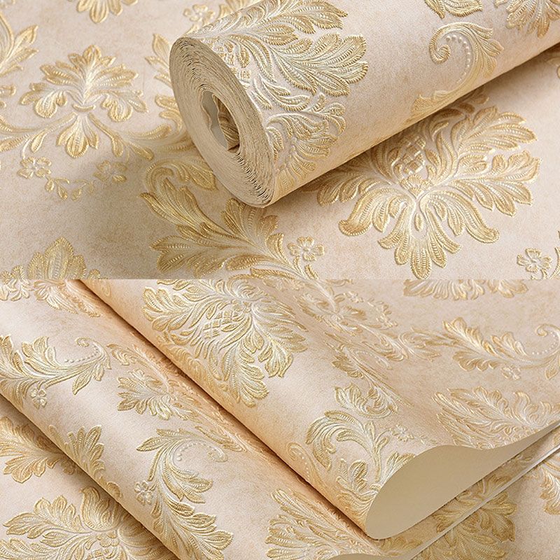 Non-Woven Wall Art 57.1 sq ft. Nordic Classic Non-Pasted Damasque Wallpaper Roll