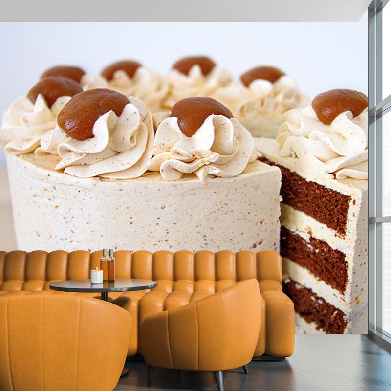 Cake Shop Mural Decal Modern Decorative Moisture Resistant, Customized Size