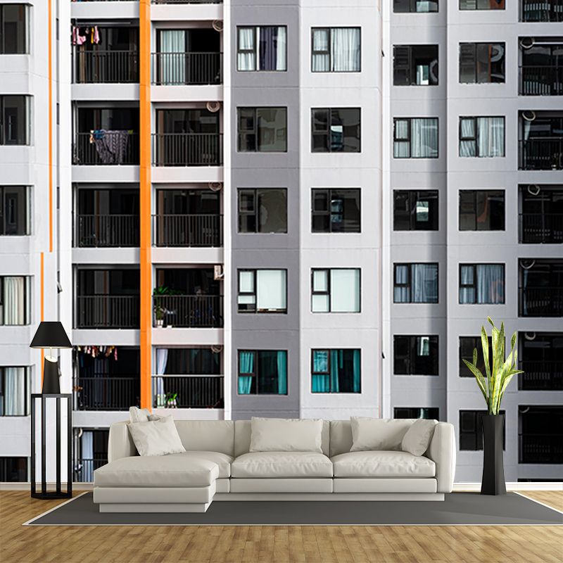 City Construction Mural Wallpaper Environmental Modern Wall Decor Decoration