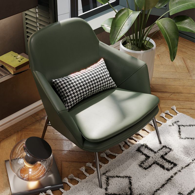 Arms Included Accent Armchair with Split Back, 32.68" W √ó 32.68" L √ó 33.46" H