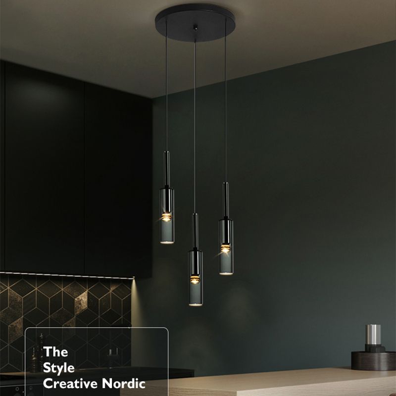Cylindrical Pendant Lighting Fixtures Contemporary Kitchen Pendant Lights