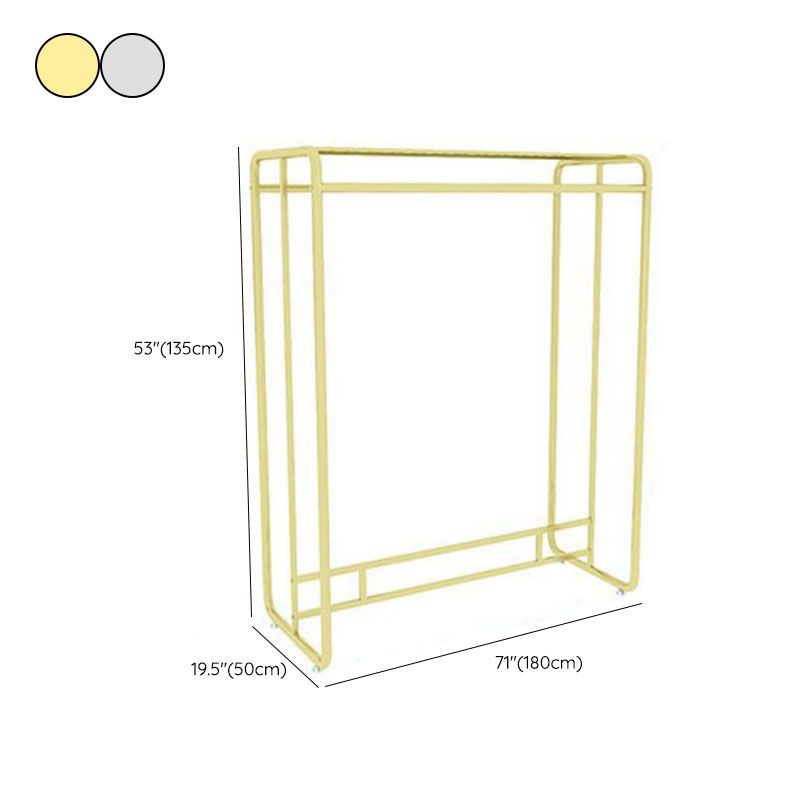 Simple Clothes Hanger Solid Color Metal Coat Rack for Living Room