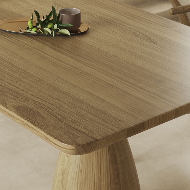 Ensemble de table à manger en bois massif moderne 1/3/4/7 avec chaises en bois ensemble pour la cuisine