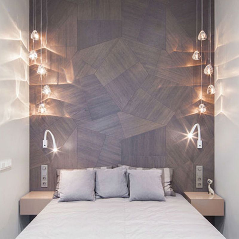 Modern Ball Pendant Clear Crystal 5/7/26 Heads Multiple Hanging Ceiling Light for Spiral Stair