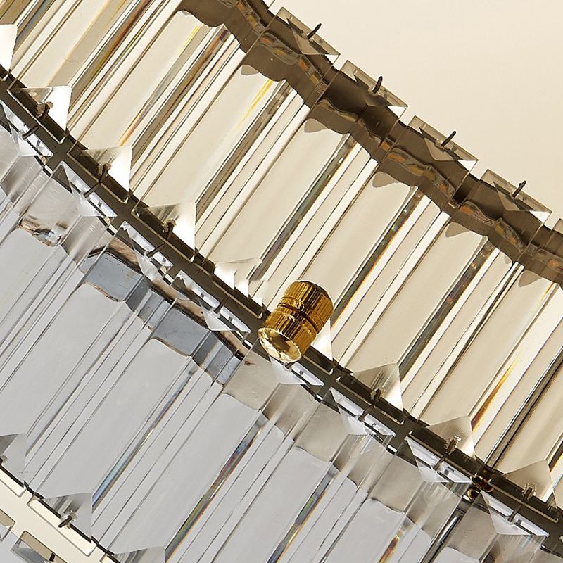 Luminaires à chasse d'eau contemporains CRISTAL 1 LUMIÈRE LUMBRE LAMPS MONTRE EN GOL