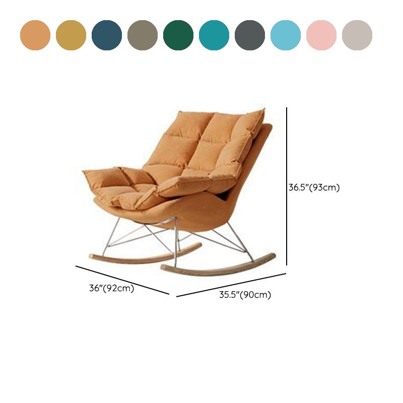 Modern Style Indoor Rocking Chair Lazy Sofa Rocking Chair for Living Room