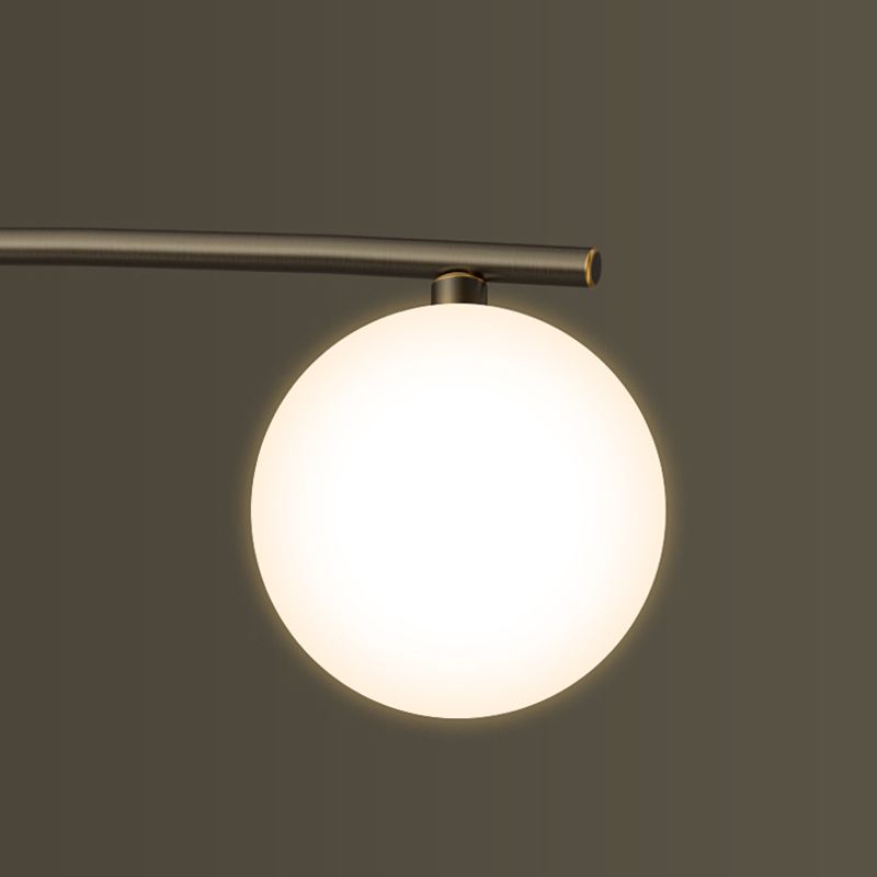 Sphère contemporaine luminaire luminaire de verre à chasse des lumières pour le salon