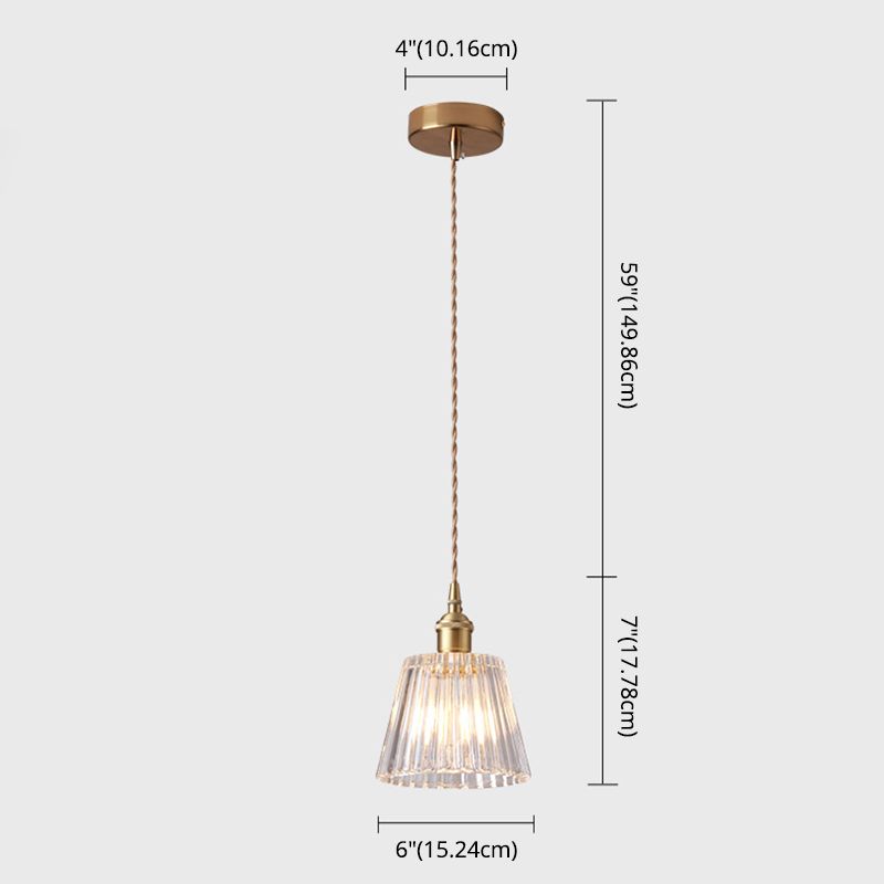 1 Light Pendant Lighting Modern Simplicity Glass Pendant Ceiling Lights for Restaurant