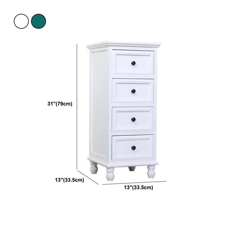 Solid Wood Accent Chest with Drawers Rectangle 13.77" Wide Chest