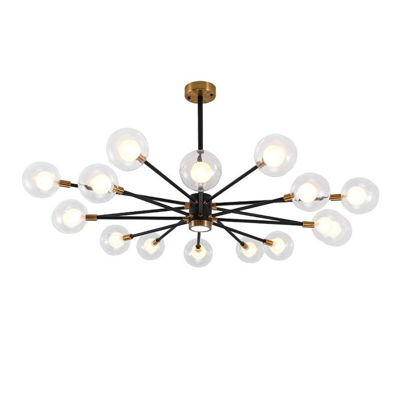 Contemporary Spherical Shade Pendant Chandeliers Glass Chandelier Lighting Fixtures