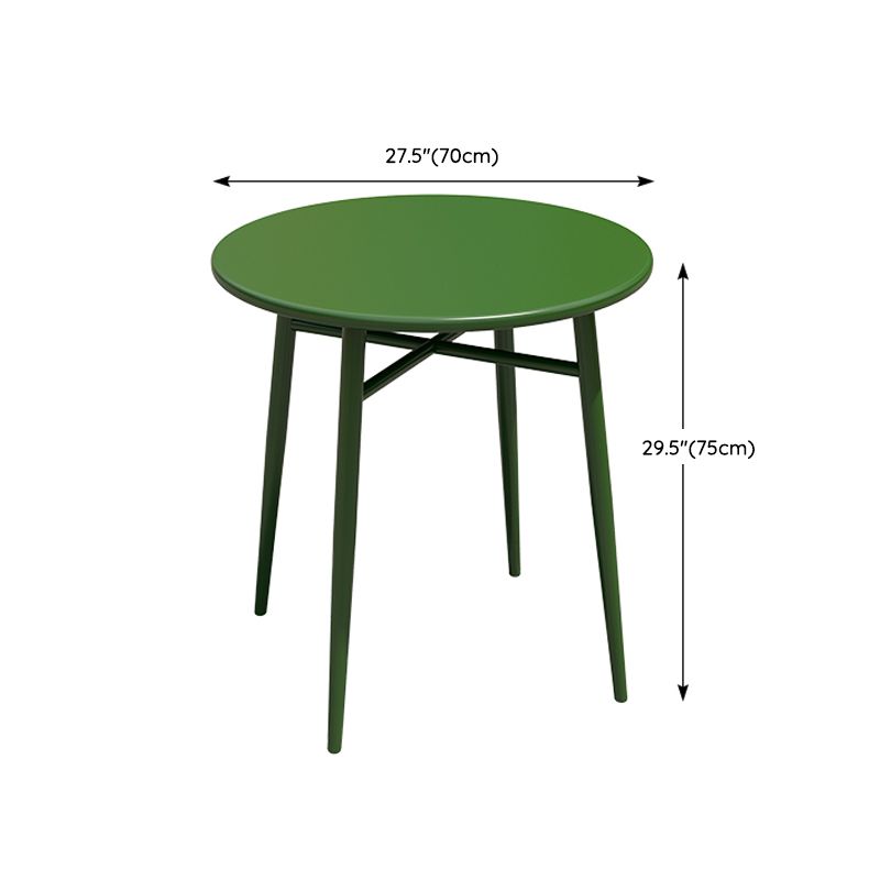 Modern Outdoor Bistro Table Set 1/2/5/7 Pcs Green Metal Bistro Set