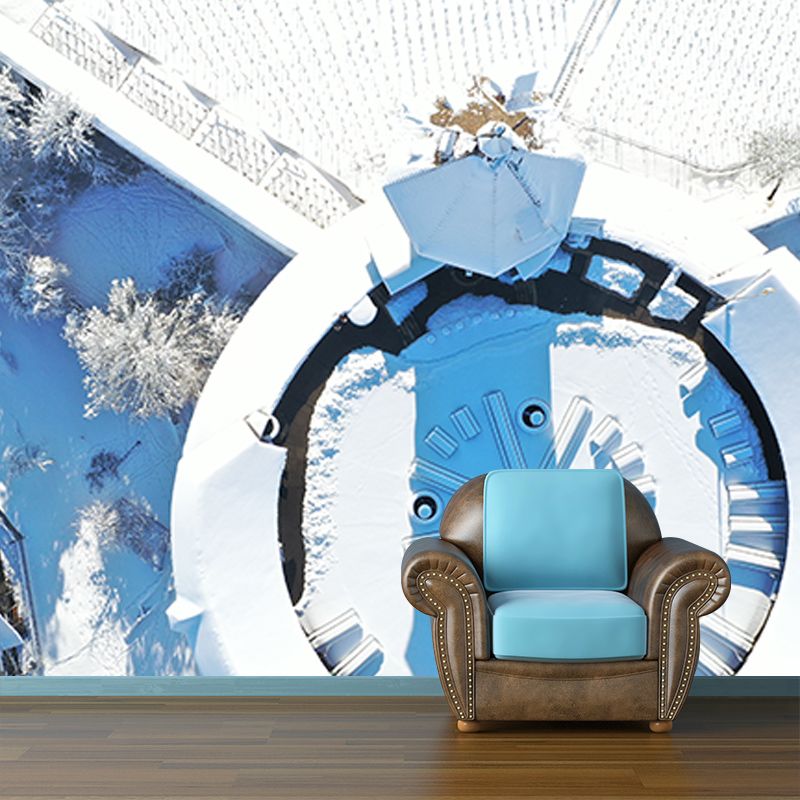 Modern Style Mural Wallpaper Town Scenery Photography Indoor Wall Mural