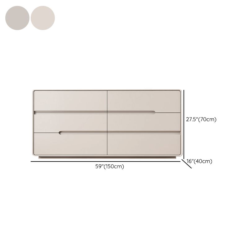 Contemporary Dresser Wooden Storage Chest Dresser with Drawers