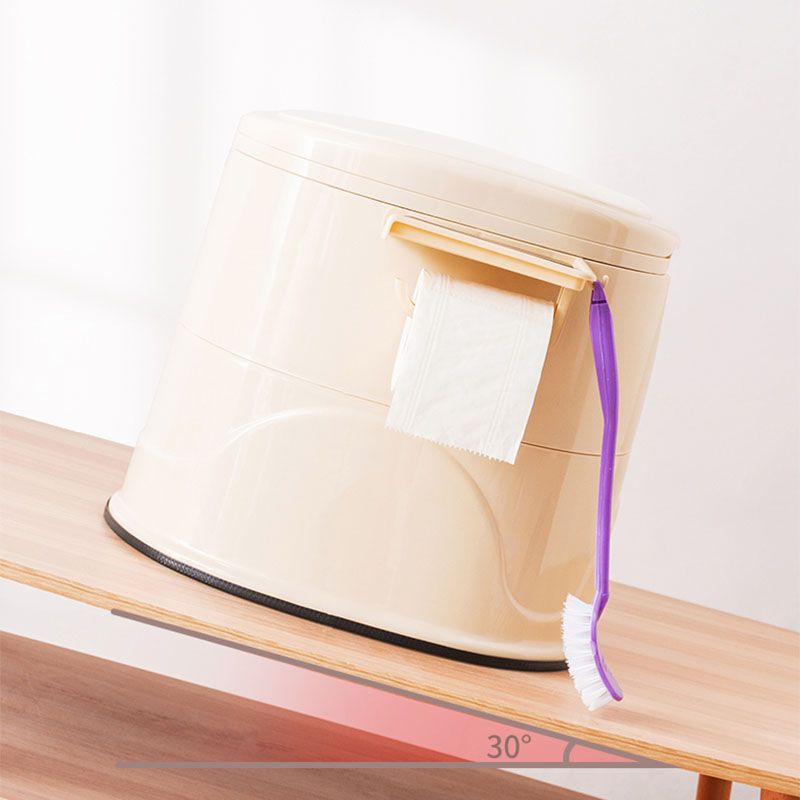 Floor Mounted Plastic Flush Toilet One-Piece Toilet Modern Toilet Bowl