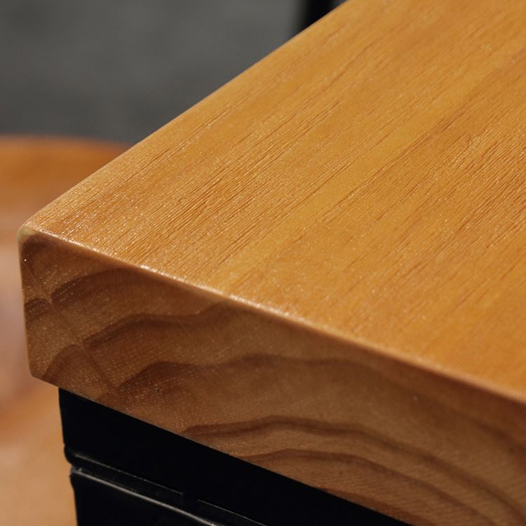 Mesa de barra de boba de madera rectangular moderno barra de interior/mesa de comedor