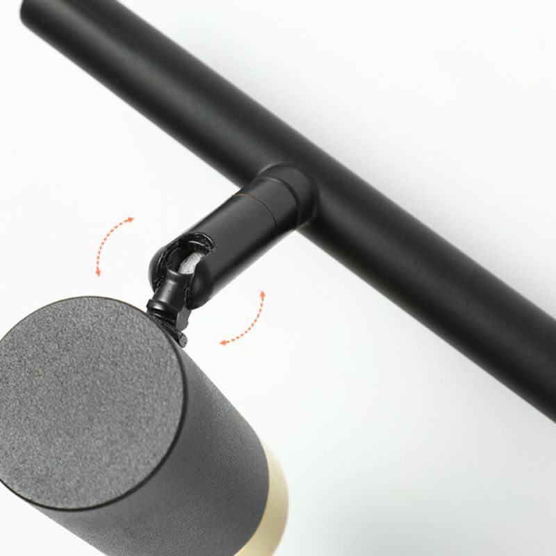 Cylinder Shape Modern Style Vanity Lights Metal LED Mirror Lights for Bathroom