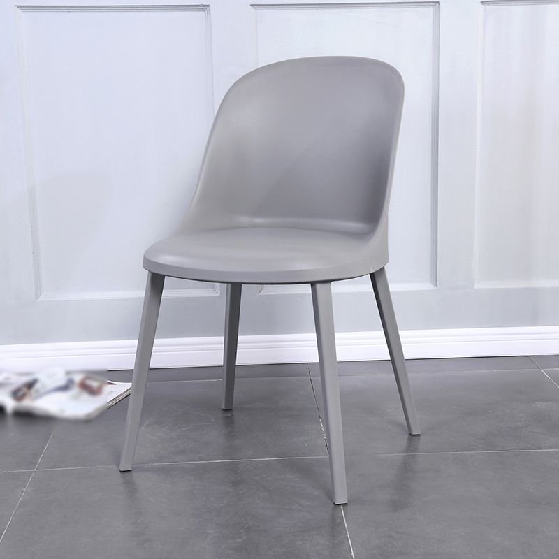 Modern Simple Side Chair Plastic Frame Dining Chair for Dining Room