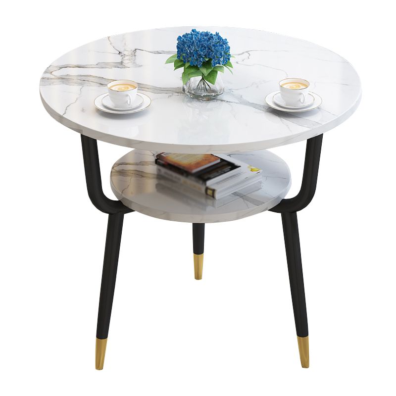 Round Dining Site Table Traditional Luxury Tripod Base Furniture for Indoor