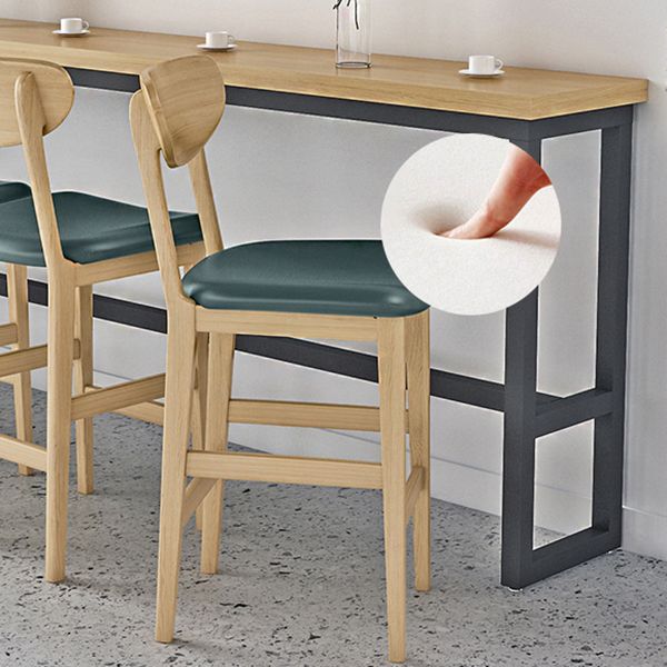 Modern 1/2/5/9 Pieces Rectangular Pub Table Set Wooden Counter Table for Dining Room