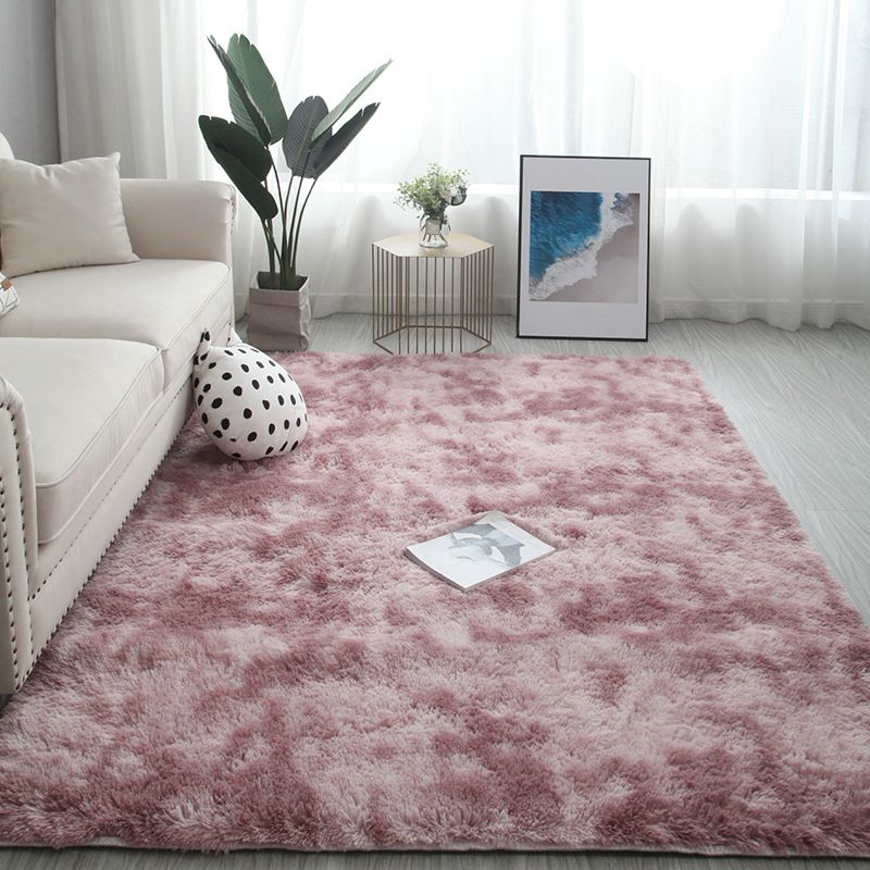 Casual stropdas kleurstof shag binnen tapijten polyester tapijt vlek resistent gebied tapijt voor woningdecoratie