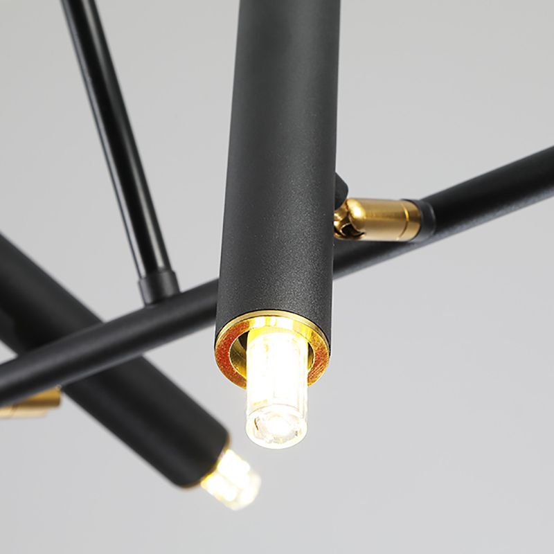 Metal Track Light Modern Multi-Head Linear Island Lighting Fixtures for Restaurant