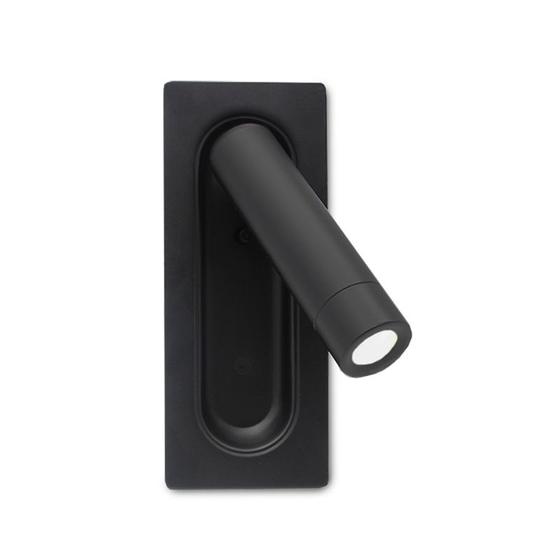 7 "H MODERNO Montaje de montaje LED LEAK DEL SITBILLO OBJUNTO DESEJO Cilíndrica Lámpara de lectura de la noche