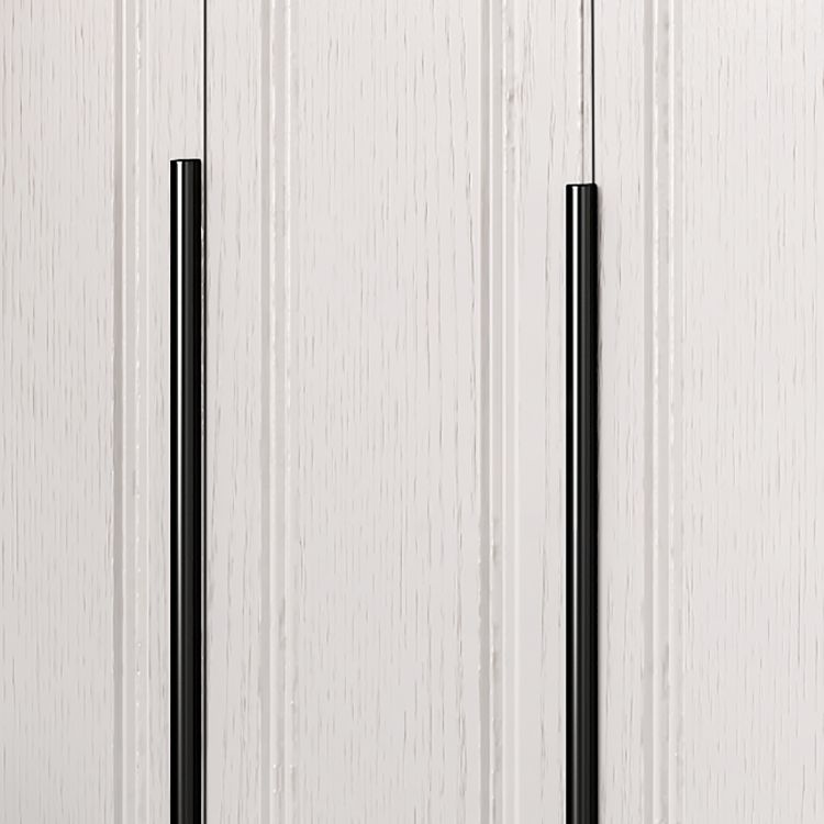 Modern Style Wooden Wardrobe Soft Close Door Wardrobe Closet with Drawer