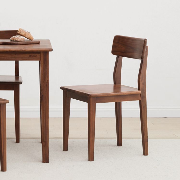 Dining Room Armless Dining Chair Home Open Back Dining Chair