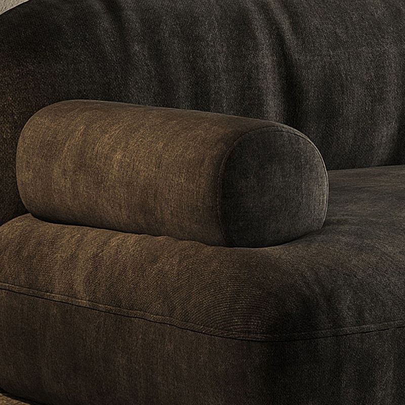 Modern Custom Sofa 39"W Loose Back Couch with Recessed Arm for Living Room