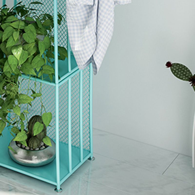 Libreria in stile scandinavo in metallo chiuso per la casa