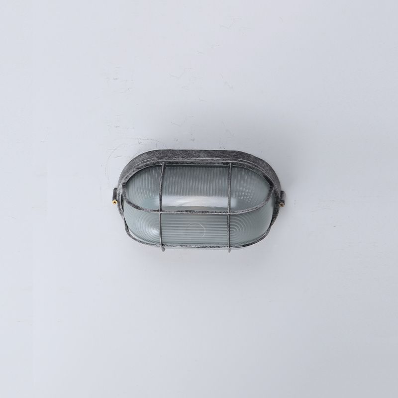 Retro Flush Mount Ceiling Light Bowl Shape Ceiling Lamp for Balcony