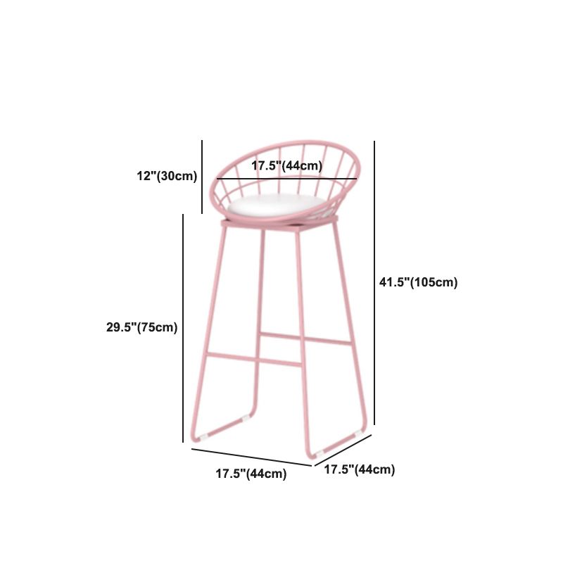 1/3/4/5 Pieces Industrial Pink Bar Table Set Round Bistro Set with White Faux Marble Top