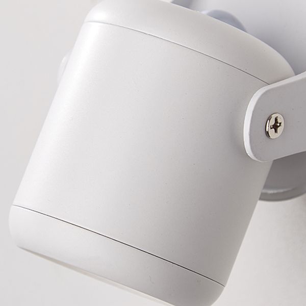 Half Cylinder Shade Single Light Reading Wall Light Modern Style Metal Wall Mount Light Fixture