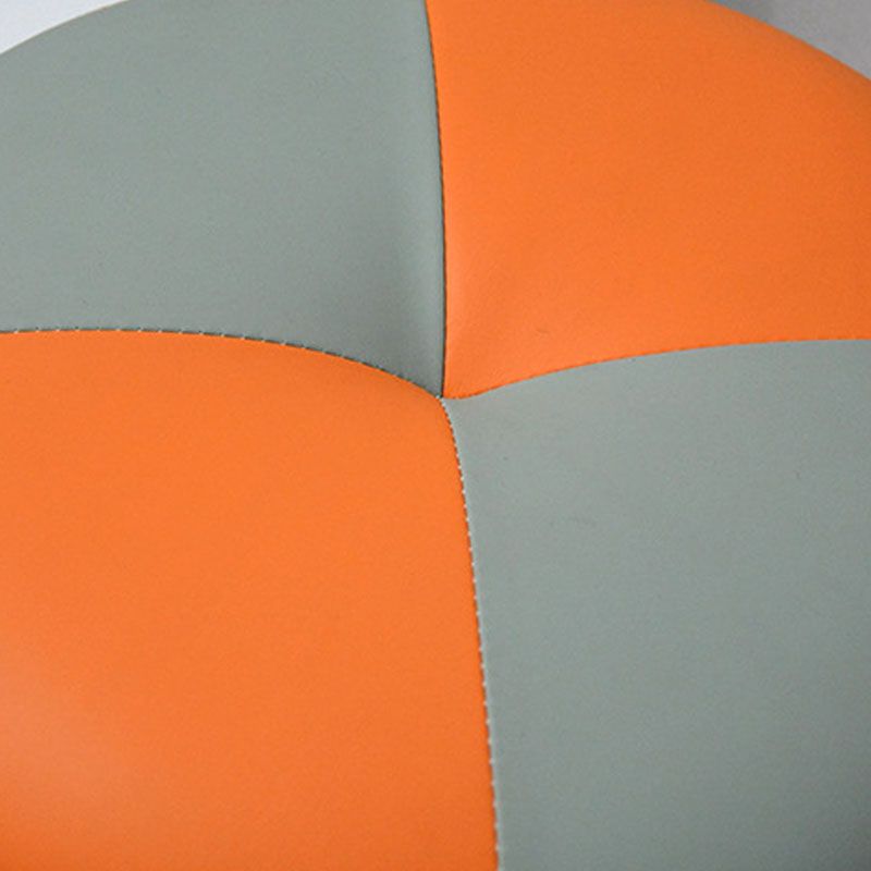Modern Leather Pouf Stain Resistant Color Pouf for Drawing Room