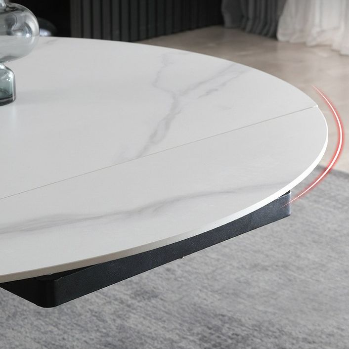 Modern Sintered Stone Dining Round Table Set 1/4/5/7 Pieces Dining Set