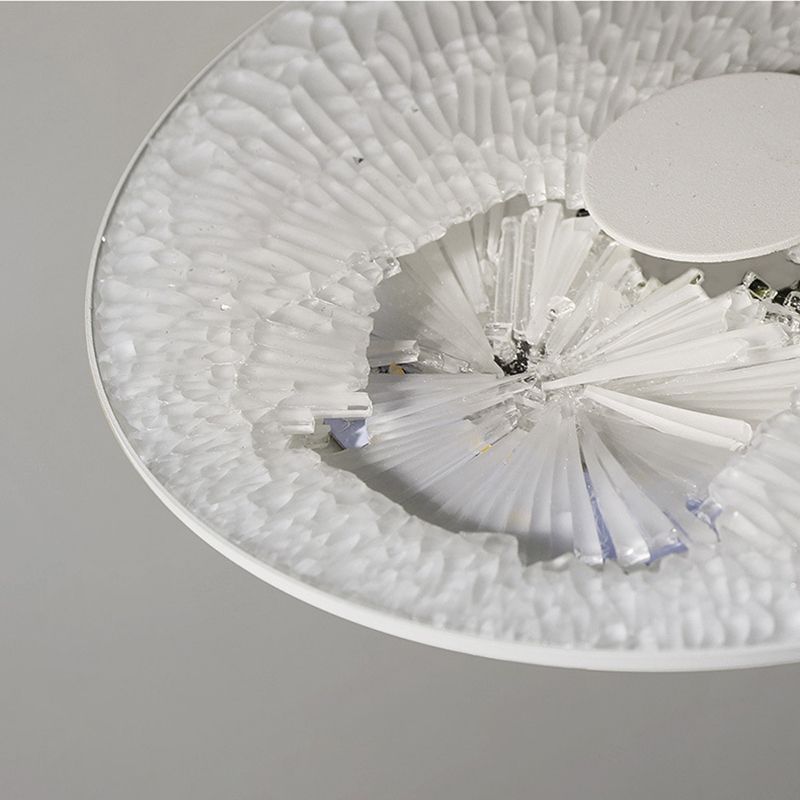 Metal Dome Suspension Lamp Minimalist LED Pendant Lighting for Dining Room