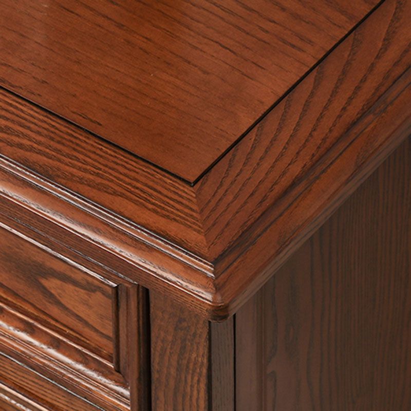 Traditional Dresser Solid Wood Storage Chest Dresser with 9 Drawers