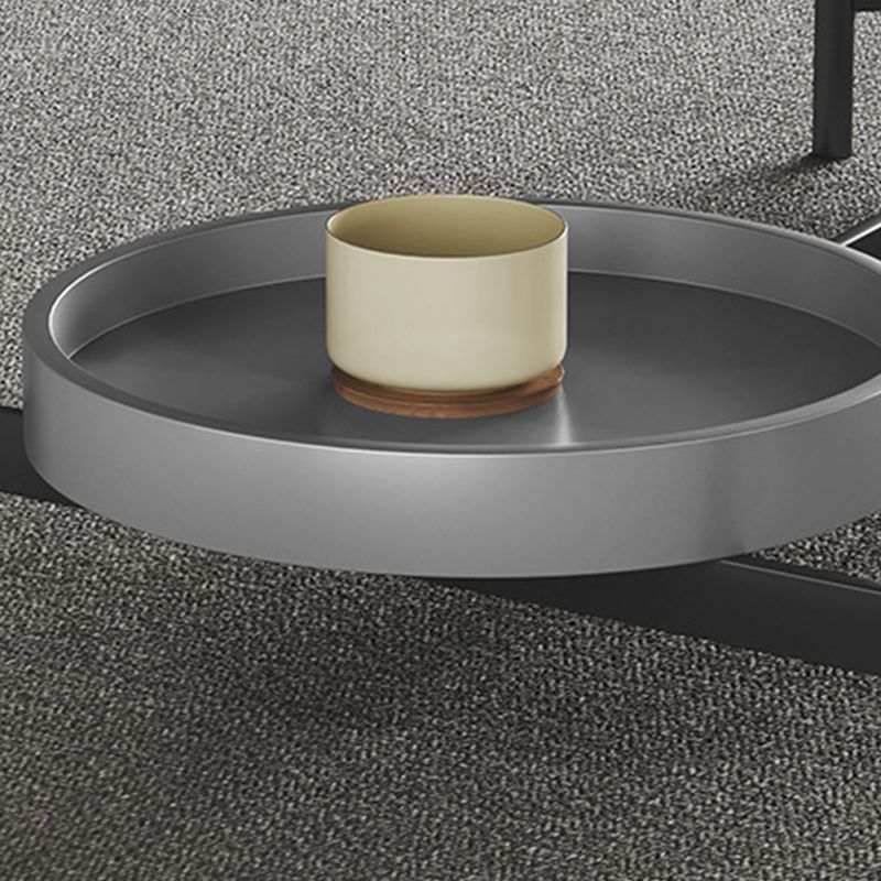 Contemporary Cocktail Table Faux Stone Coffee Cocktail Table