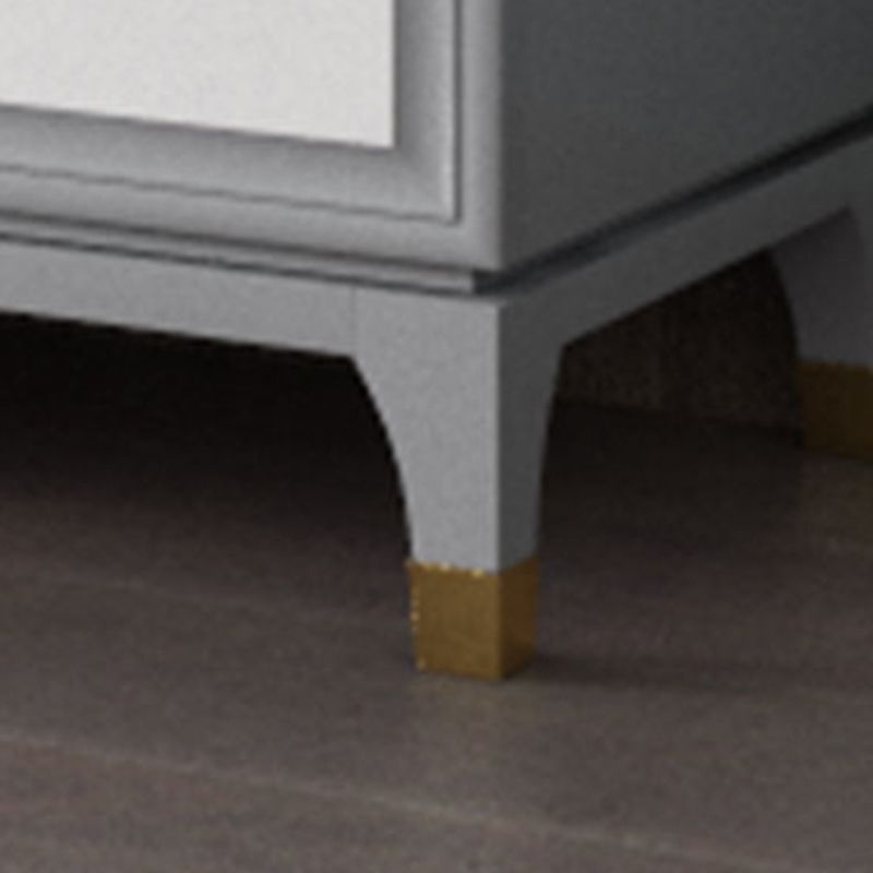 Classic Glam Storage Chest White 5/8/9 Drawers Chest , 15.6-inch Width