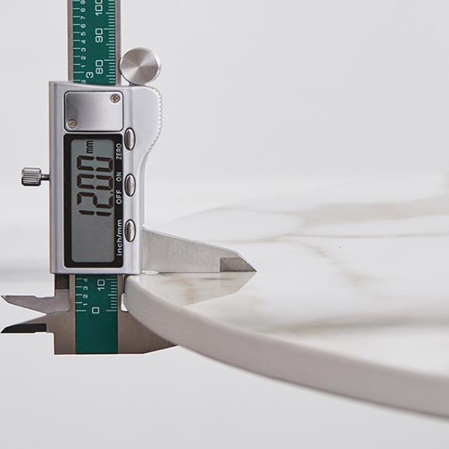 Stone and Steel Dining Site Table Traditional Luxury Round Dining Table