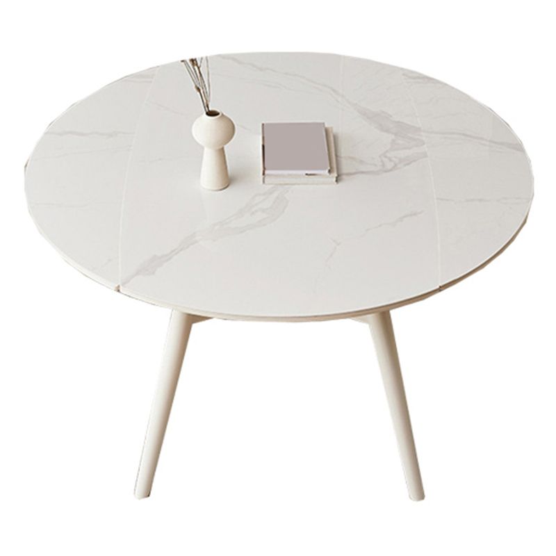 Modern 1/4/5/7 Pieces Dining Set Rectangle Stone Collapsible Dining Table for Dining Room