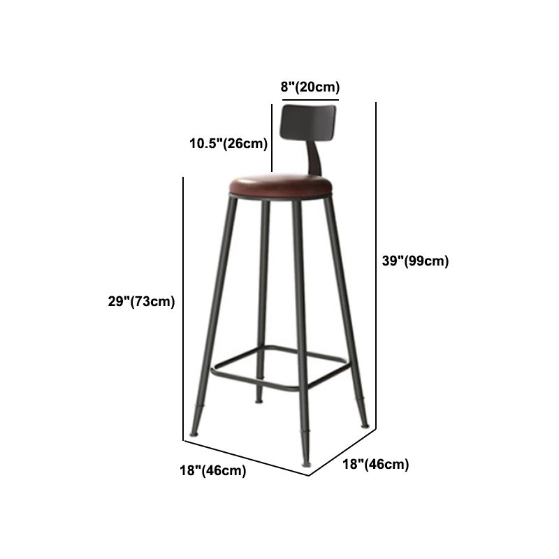 Indoor Bar Table Set Pine Solid Wood 1/7 Pcs Iron Base Bar Table and Stools