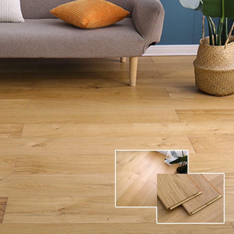 Wood Laminate Flooring Stain Resistant Laminate Plank Flooring Set of 7