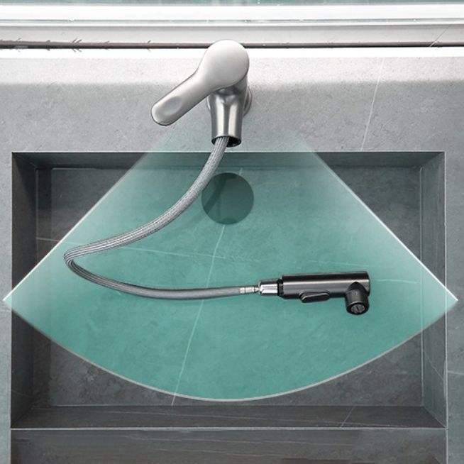 Modern Sink Faucet Solid Color Brass Centerset Lavatory Faucet for Bathroom