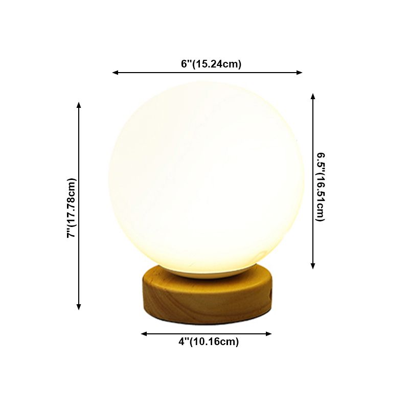 Noordse stijl geometrische tafellamp Moderne glazen bureaulamp voor studeerkamer